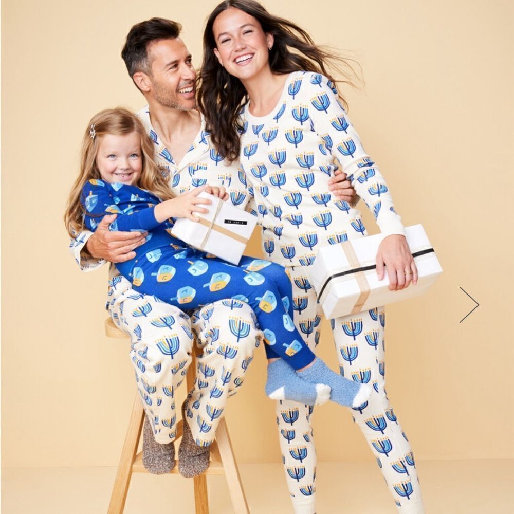 Hanna Andersson Unisex Hankkah Long John Pajama Top XL